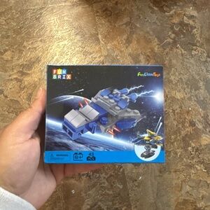 Fun Little Toys DIY Block Set  43 Pieces Building Toy Spaceship SEALED